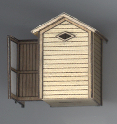 doubnle stall dry closet